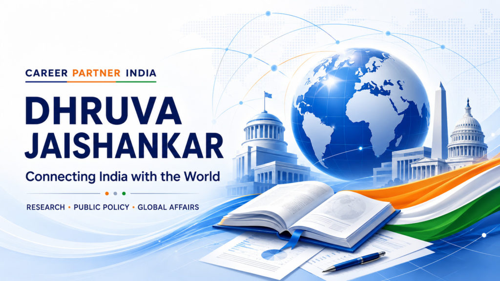 Dhruva Jaishankar – Connecting India with the World through Research and Public Policy | Career Partner India